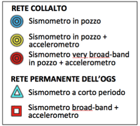 Figura 1c – Mappa della Rete Sismica di Collalto.